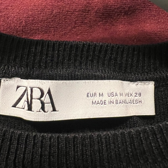 Zara Black Crop Top - Picture 5 of 7